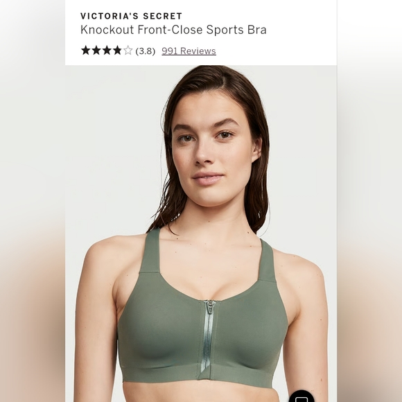 Victoria's Secret Maximum Support Knockout Front-Close Sports Bra - Picture 7 of 8
